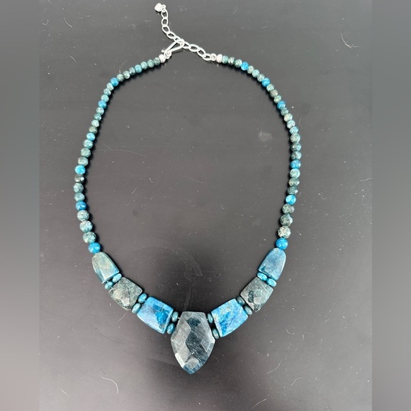 Turquoise bead necklace by Jay King - Picture 6 of 13